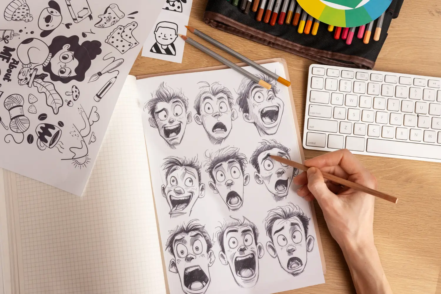 Comment dessiner visage manga ?